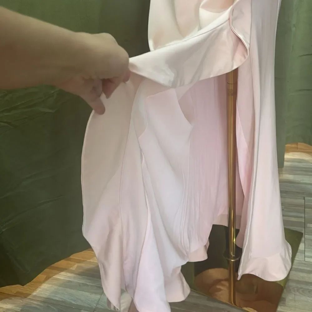 NBD  Pink Ruffle maxi Dress, S - Picture 6 of 8